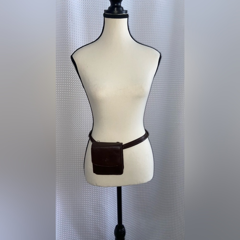 Women’s D-Fusion brown chocolate mini convertible Crossbody/shoulder/Belt‎ bag